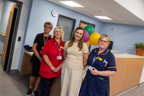 Sharon Thomas First Patient In New Women And Childrens Building